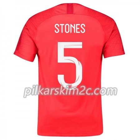 Koszulka Anglia Stones 5 Precz Mistrzostwa Świata 2018 - Koszulki Piłkarskie